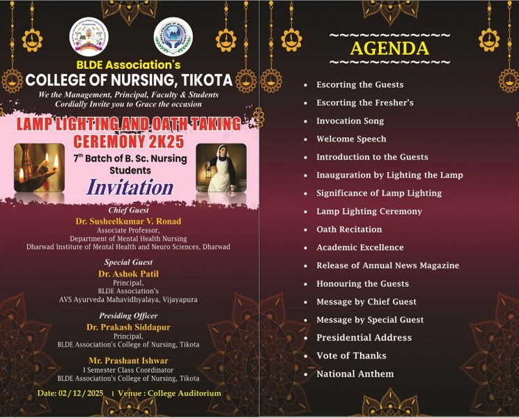 BLDE College of Nursing in Tikota - News & Events - 2025