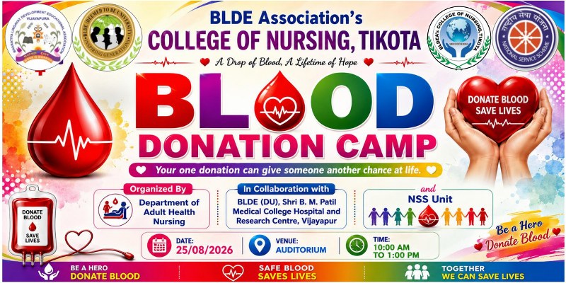 Blood Donation Camp on 25/08/2026
