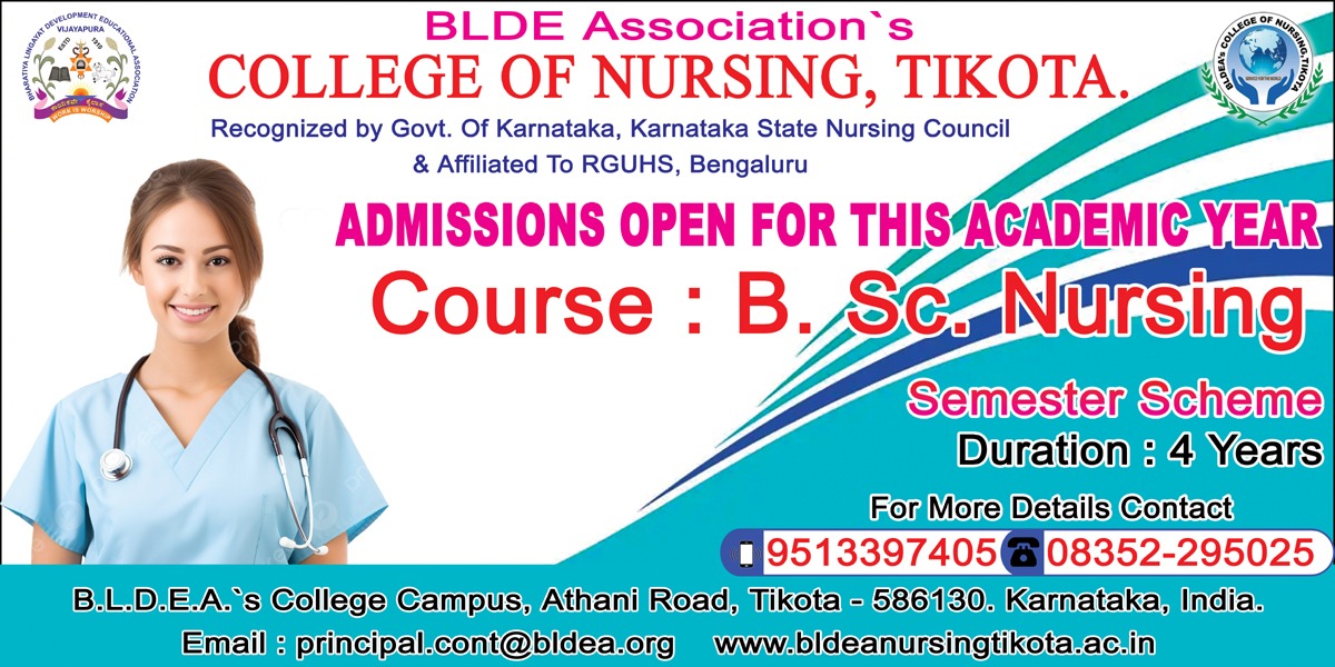 BLDE College of Nursing in Tikota - News & Events - 2025