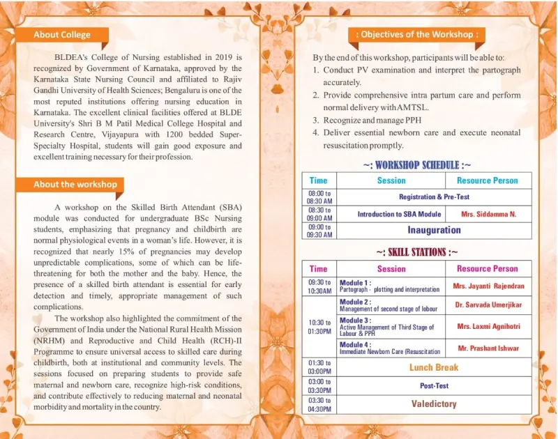 bldea-nursing-tikota-hands-on-training-on-skilled-birth-attendants-sba-module